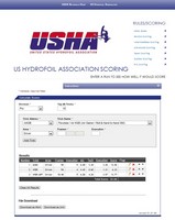 USHA Scoring Application Screenshot